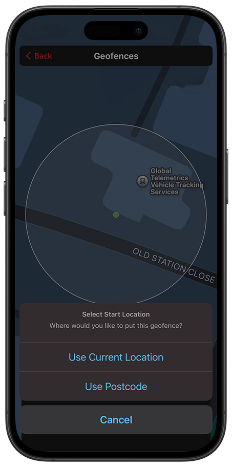 Geofence-Circle