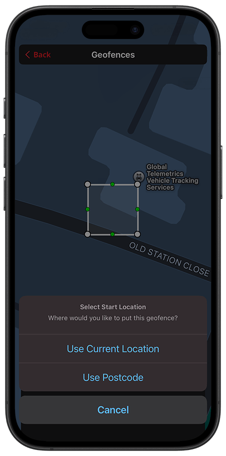 Geofence-Polygon