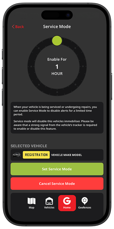 Service-mode